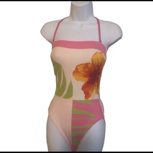 Gottex Silver - One Piece Swimsuit- Tropical Print